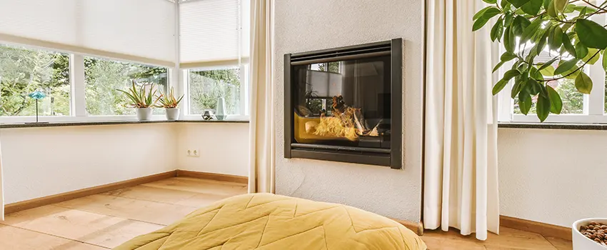 Residential Fireplace Ceramic Glass Installation in Novato, CA