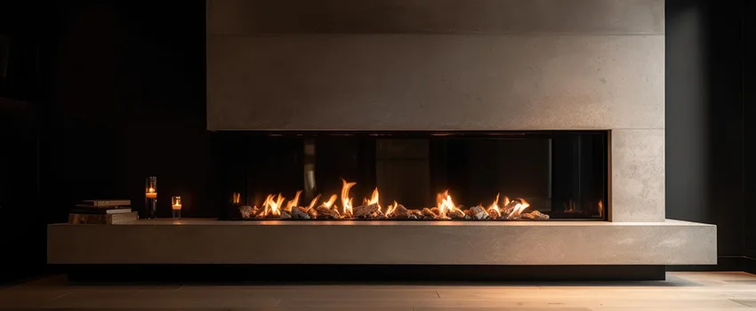 Gas Fireplace Ember Bed Design Services in Novato, California