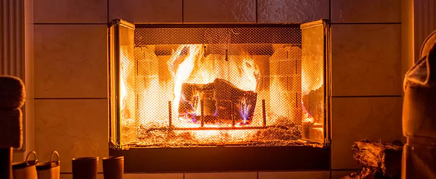 Mendota Hearth Landscape Fireplace Installation in Novato, California