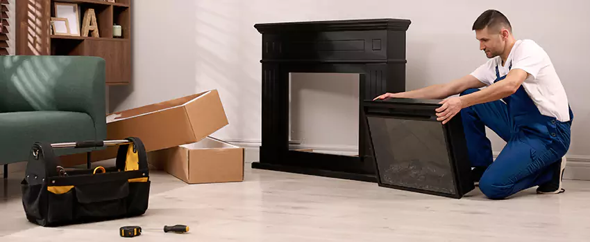 Old Rusted Metal Fireplace Repair And Replacement in Novato, CA